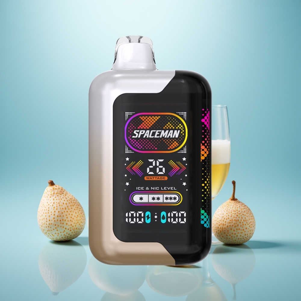 SMOK SPACEMAN SP40000 Zero נִיקוֹטִין Vape חד פעמי 20ml Root Beer באנגלית 1000mAh 4 Power Modes 4 Ice Levels LED Screen