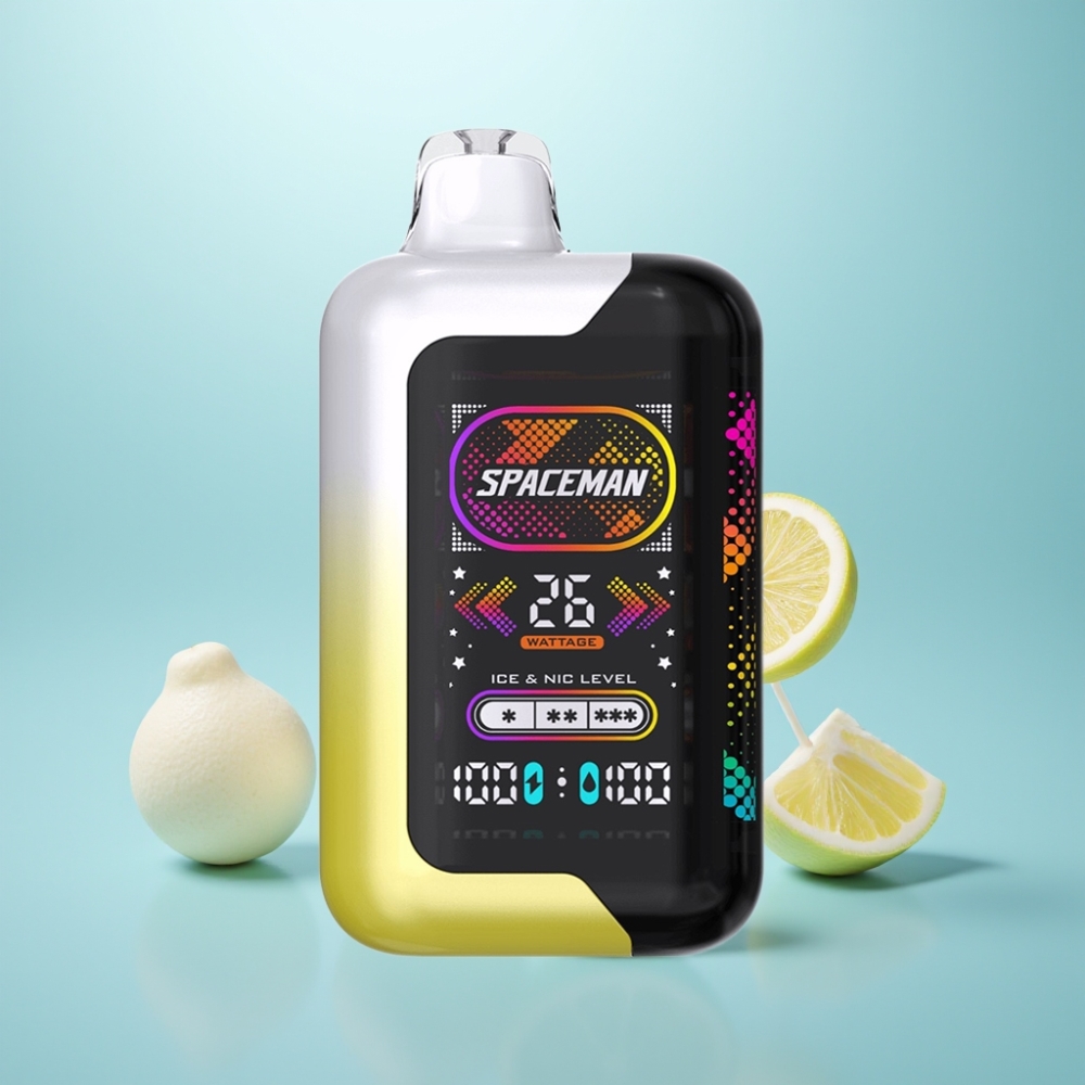 SMOK Spaceman SP40000 Zero נִיקוֹטִין חד פעמי 20ml Lemon Pop 1000mAh 4 Power Modes