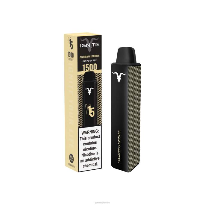 IGNITE V15 עט vape - IGNITE Disposable Vape X4T8110 לימונדה חמוציות