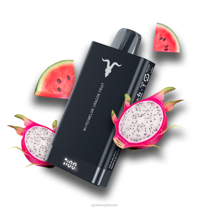 IGNITE V150 עט vape - IGNITE Vape Flavors X4T878 פרי דרקון אבטיח