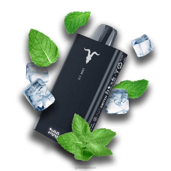 IGNITE V150 עט vape - IGNITE Vape Israel X4T871 מנטה קפואה
