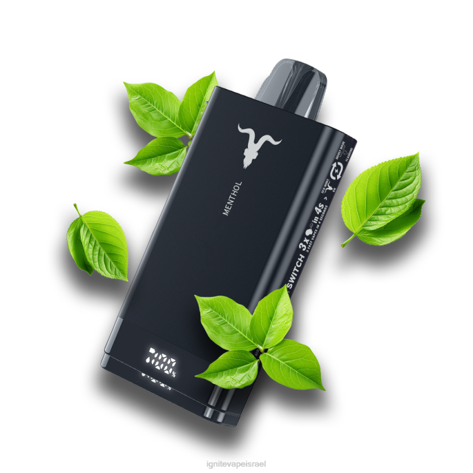 IGNITE V150 עט vape - IGNITE Vape Jerusalem X4T872 מֶנתוֹל