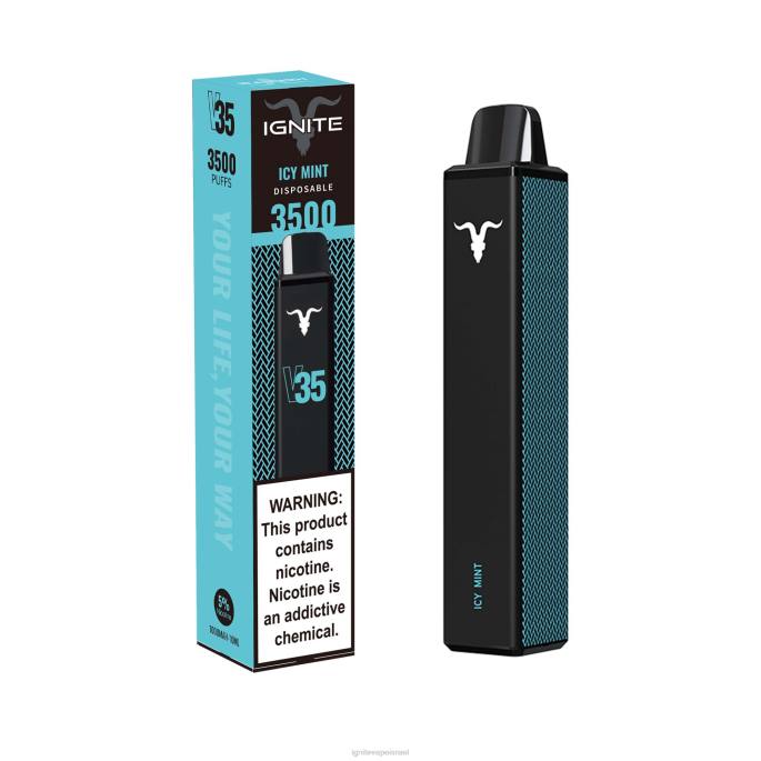 IGNITE V35 עט vape - IGNITE Vape Price X4T8134 מנטה קפואה