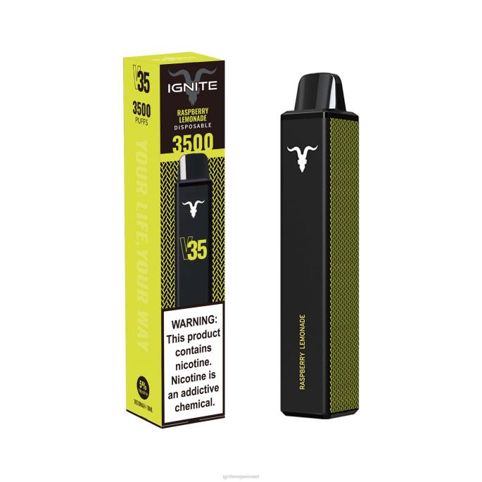IGNITE V35 עט vape - IGNITE Vape Sales X4T8136 לימונדת פטל