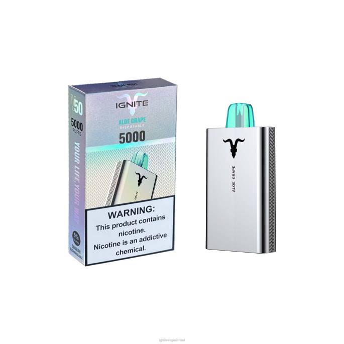 IGNITE V50 עט vape - IGNITE Vape Price X4T824 ענבי אלוורה