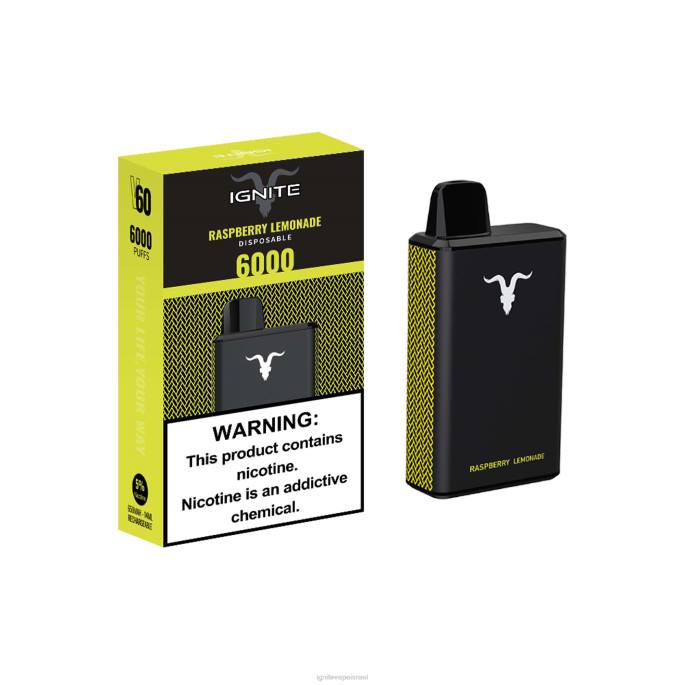 IGNITE V60 עט vape - IGNITE Vape Shop X4T835 לימונדת פטל