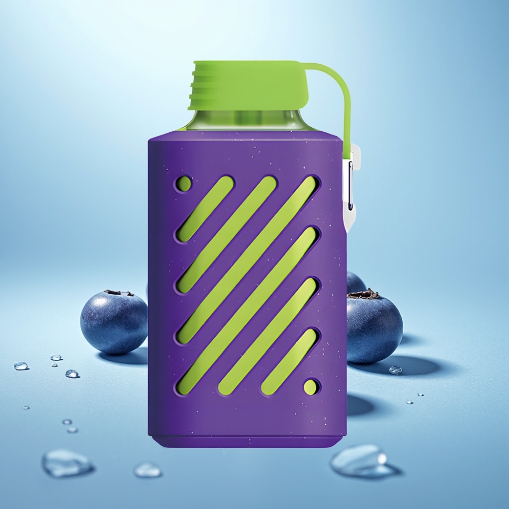 VOZOL GEAR 10000 פאפים סוללה 500mAh נוזל 20ml טעם אוכמניות קר