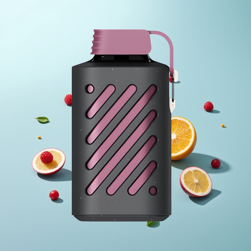 VOZOL GEAR 10000 Vape חד פעמי 20ml Passion Fruit Raspberry Tangerine VAMT Mesh Coil