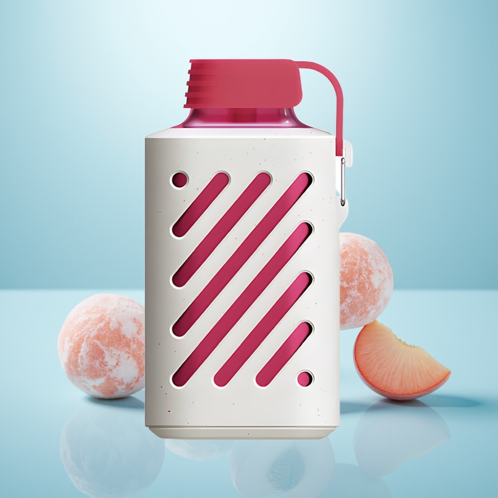 VOZOL GEAR 10000 Vape חד פעמי Peach Ice 10000 Puffs 20ml E-liquid VAMT Mesh Coil