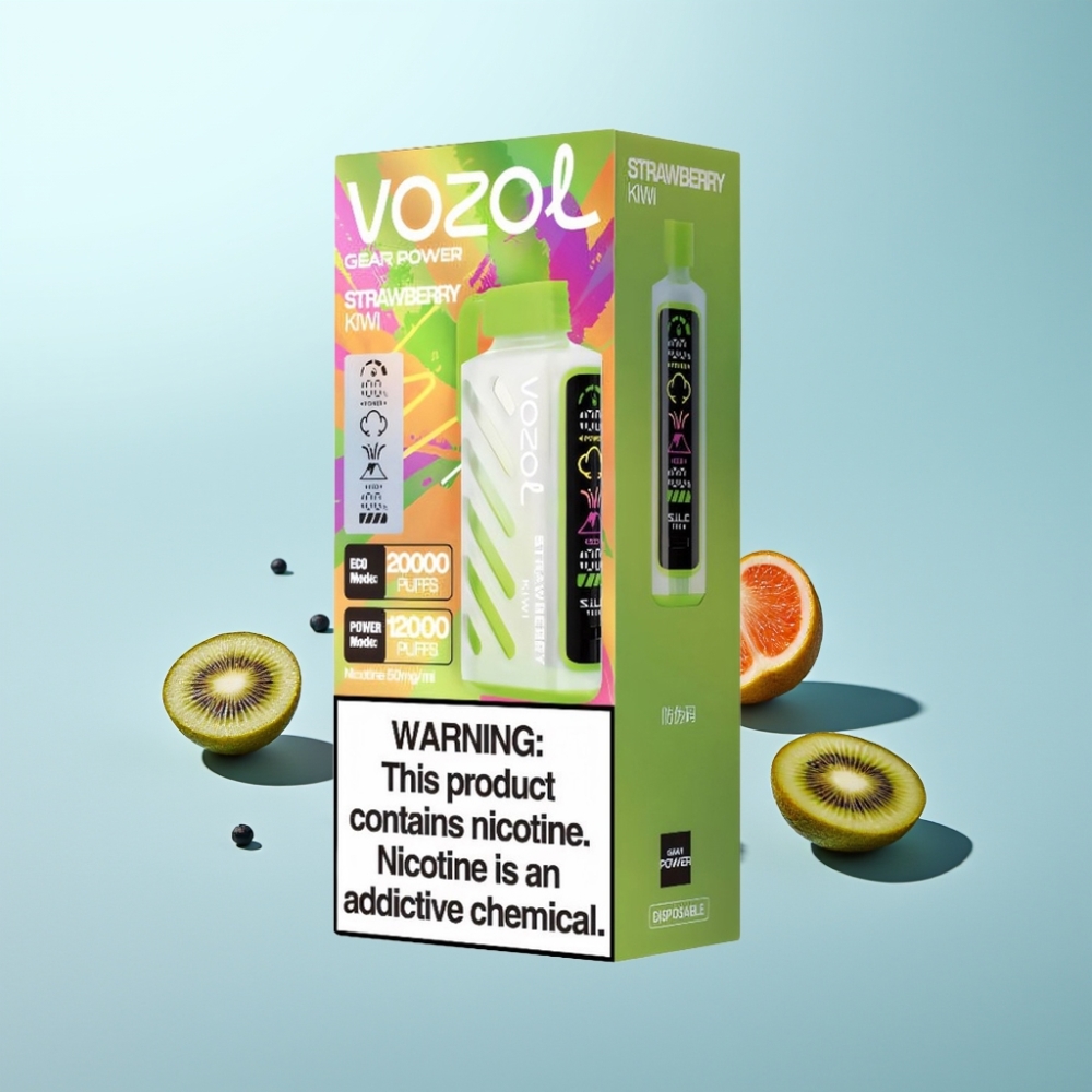 VOZOL Gear Power 20000 Puffs S.i.L.C. Tech Dual Mesh Coil תות קיווי