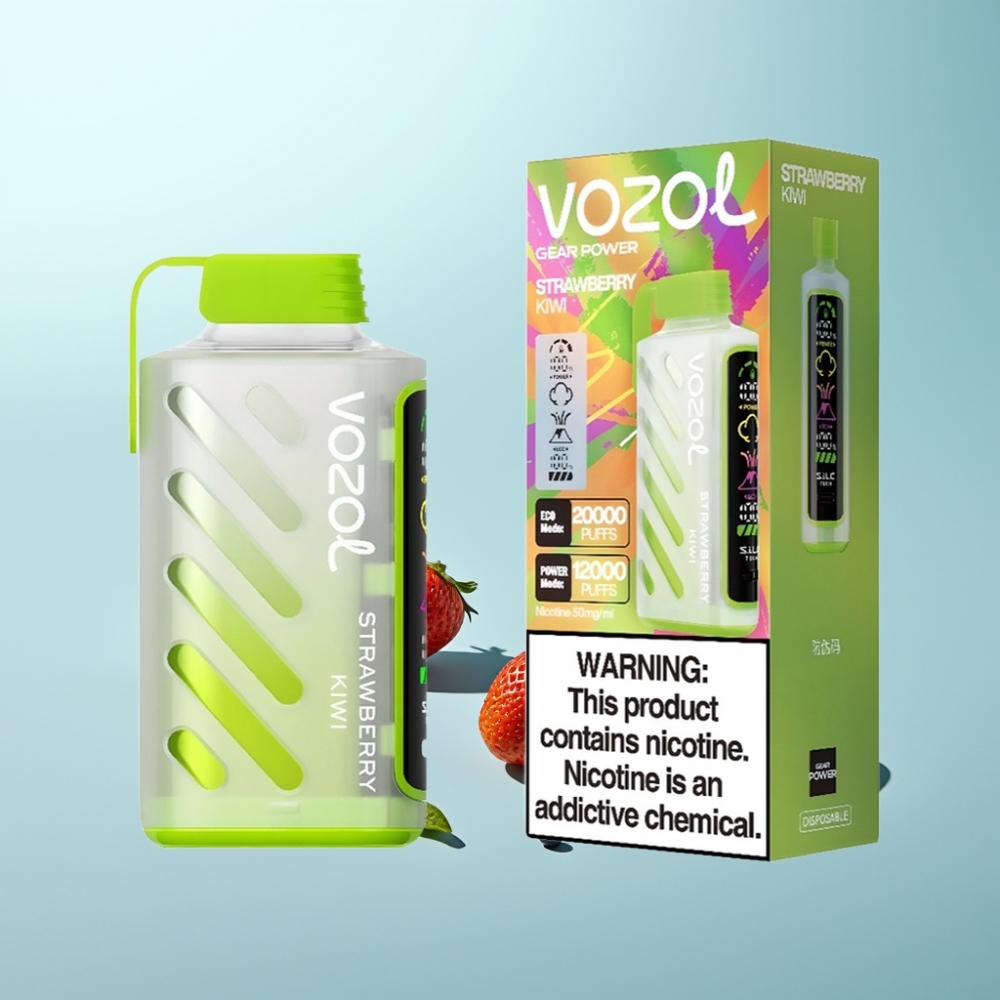 VOZOL Gear Power 20000 Puffs S.i.L.C. Tech Dual Mesh Coil תות קיווי