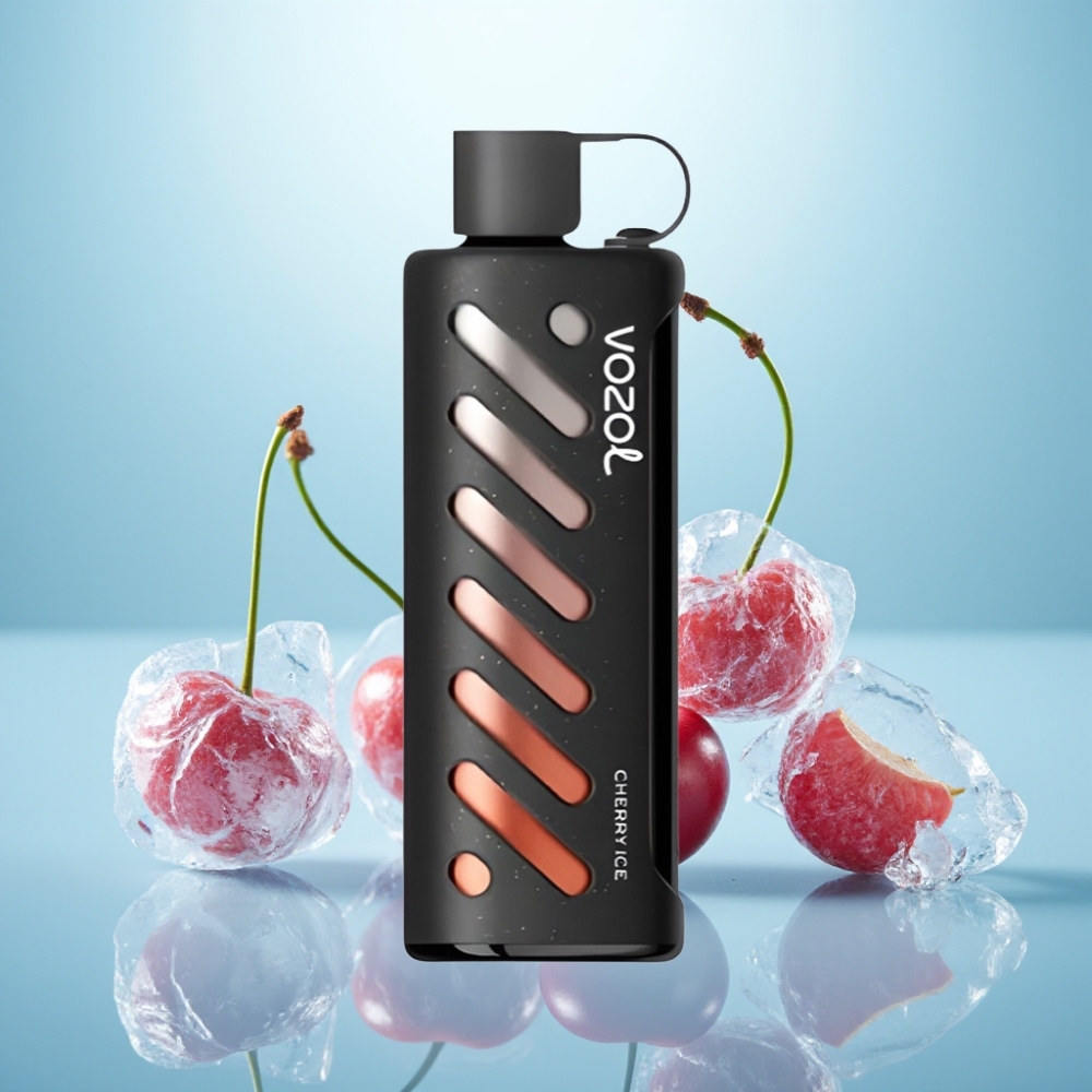 VOZOL Gear Shisha 25000 Puffs Dual Mesh Cherry Ice 1000mAh 5mg/ml S.i.L.C Tech