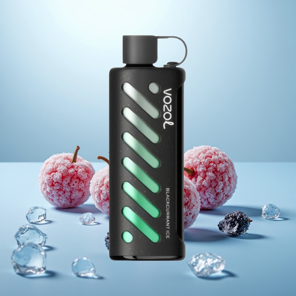 VOZOL Gear Shisha 25000 Puffs Dual Mesh S.i.L.C Tech 1000mAh Blackcurrant Ice