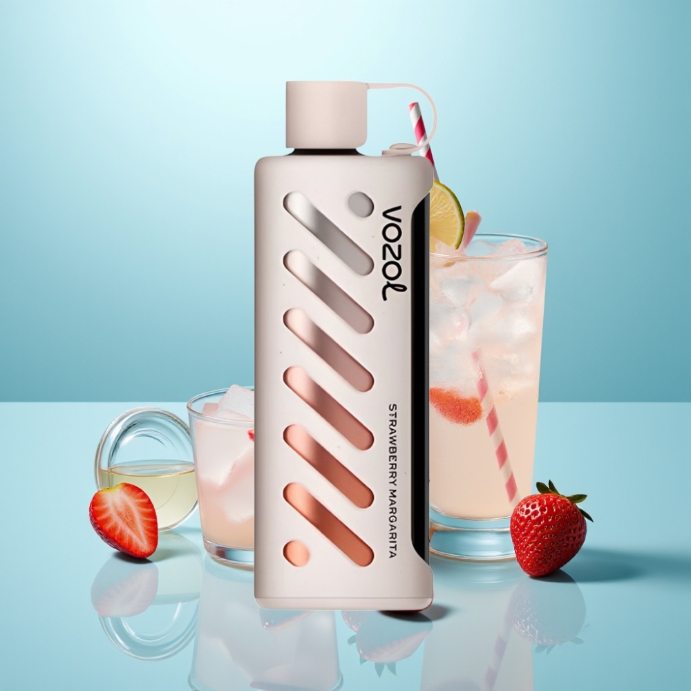 VOZOL Gear Shisha 25000 Puffs Dual Mesh Strawberry Margarita 5mg S.i.L.C Tech
