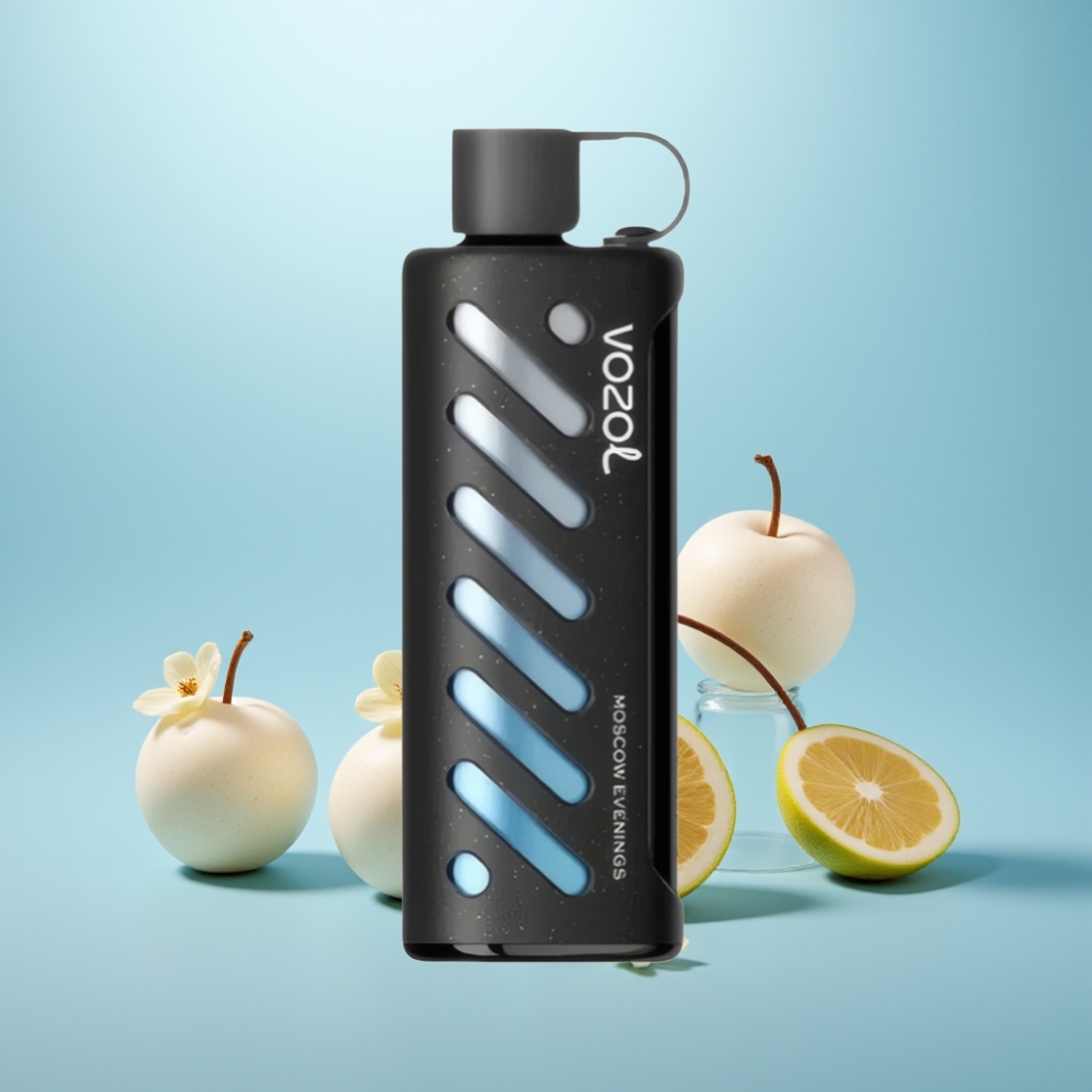 VOZOL Gear Shisha 25000 Puffs S.i.L.C Tech Dual Mesh 1000mAh 5mg/ml לילות מוסקבה