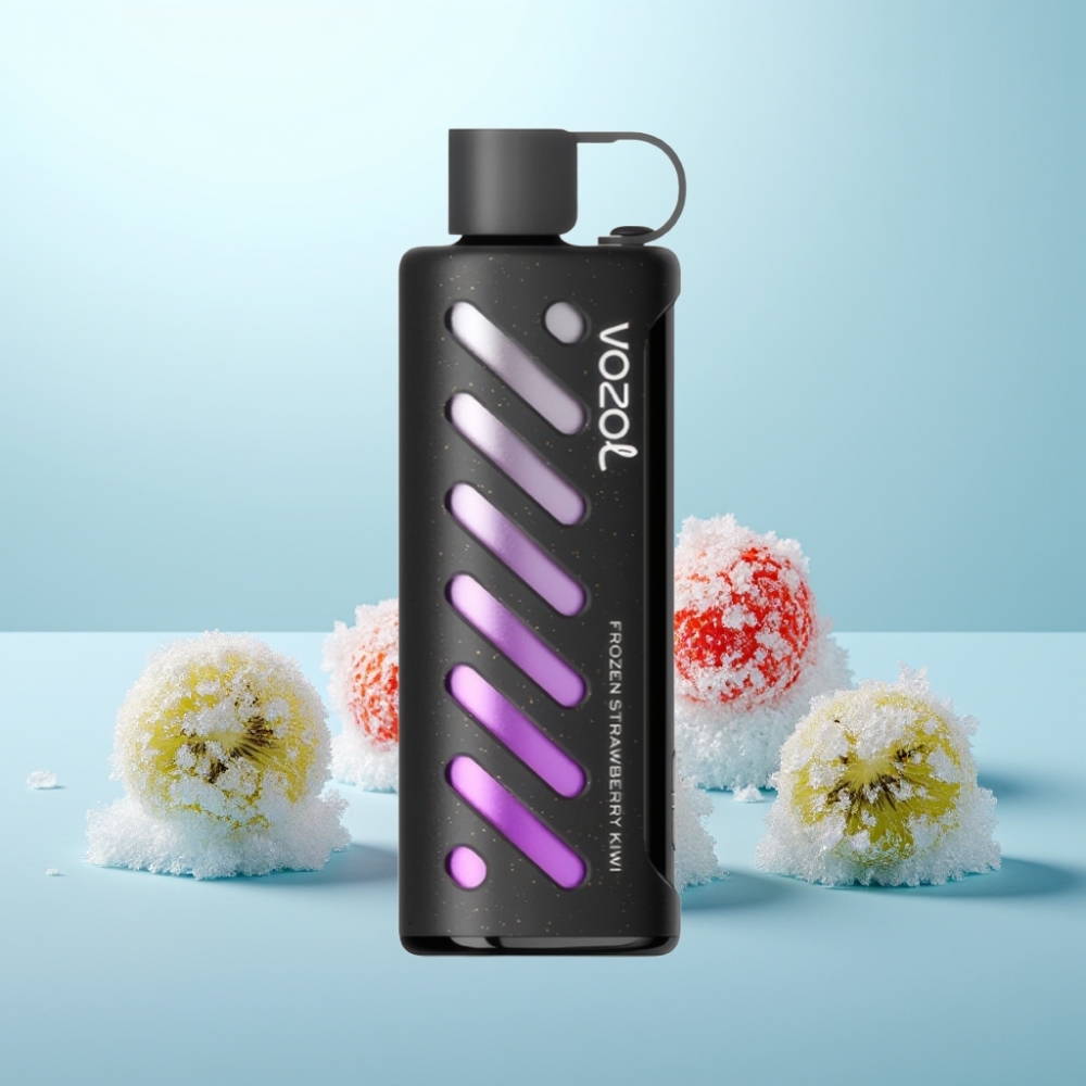 VOZOL Gear Shisha 25000 Puffs S.i.L.C Tech Dual Mesh תות קפוא קיווי
