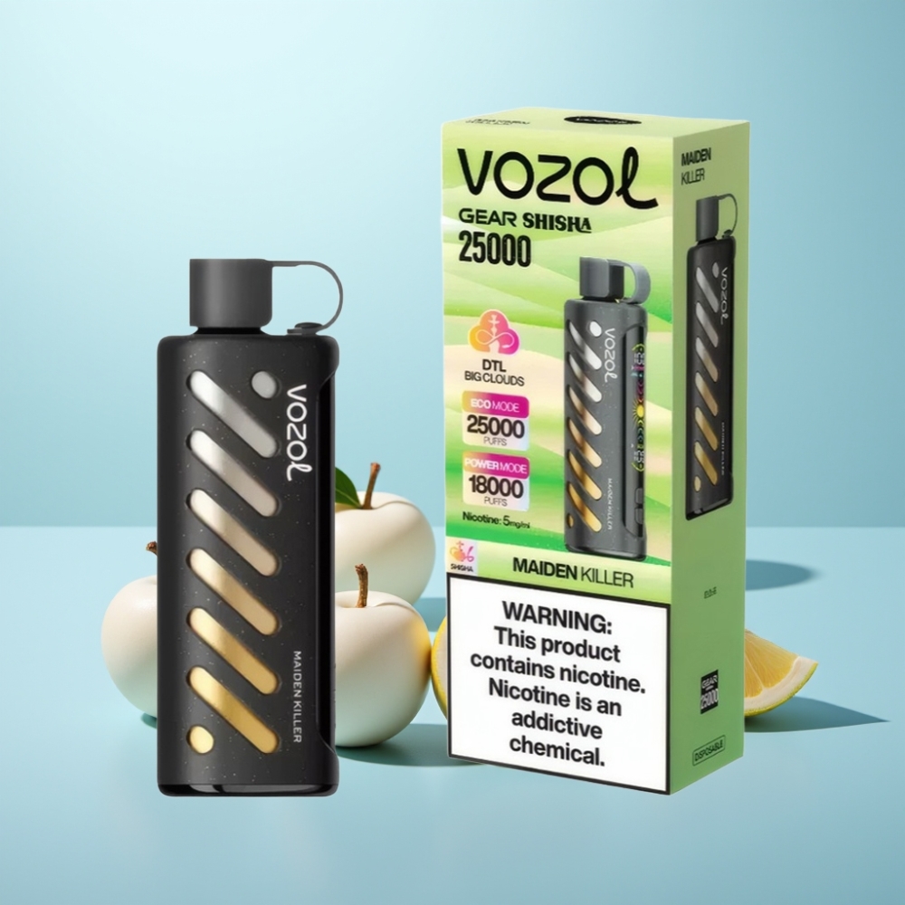 VOZOL Gear Shisha 25000 Puffs S.i.L.C Tech Dual Mesh Killer HaAlmah 5mg/ml