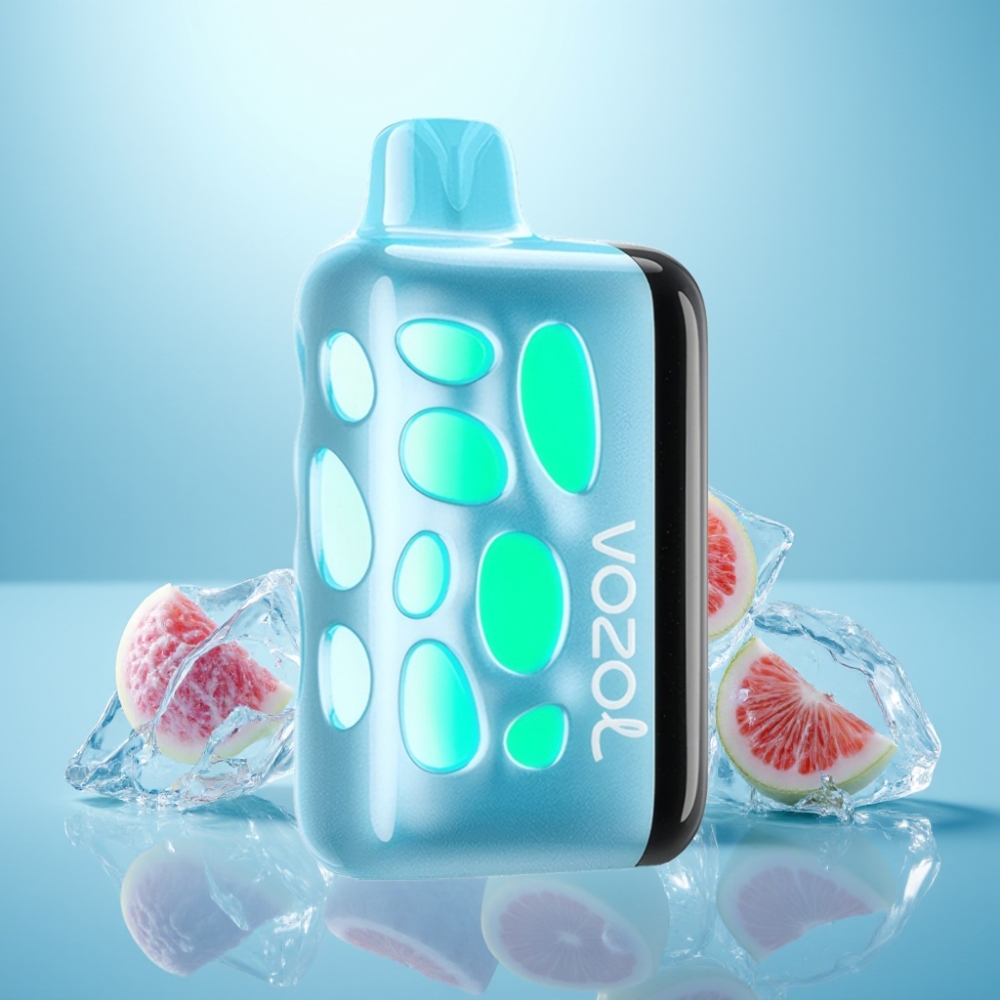 VOZOL RAVE 40000 Vape חד פעמי Blue Razz Ice 270° Vibrant Glow Beat-Synced Party 1000mAh