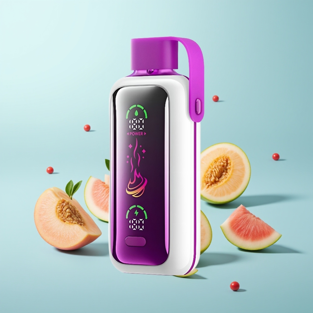 VOZOL Star 20000 Puffs 2.2" HD Screen Dual Mesh 650mAh אפרסק מנגו אבטיח