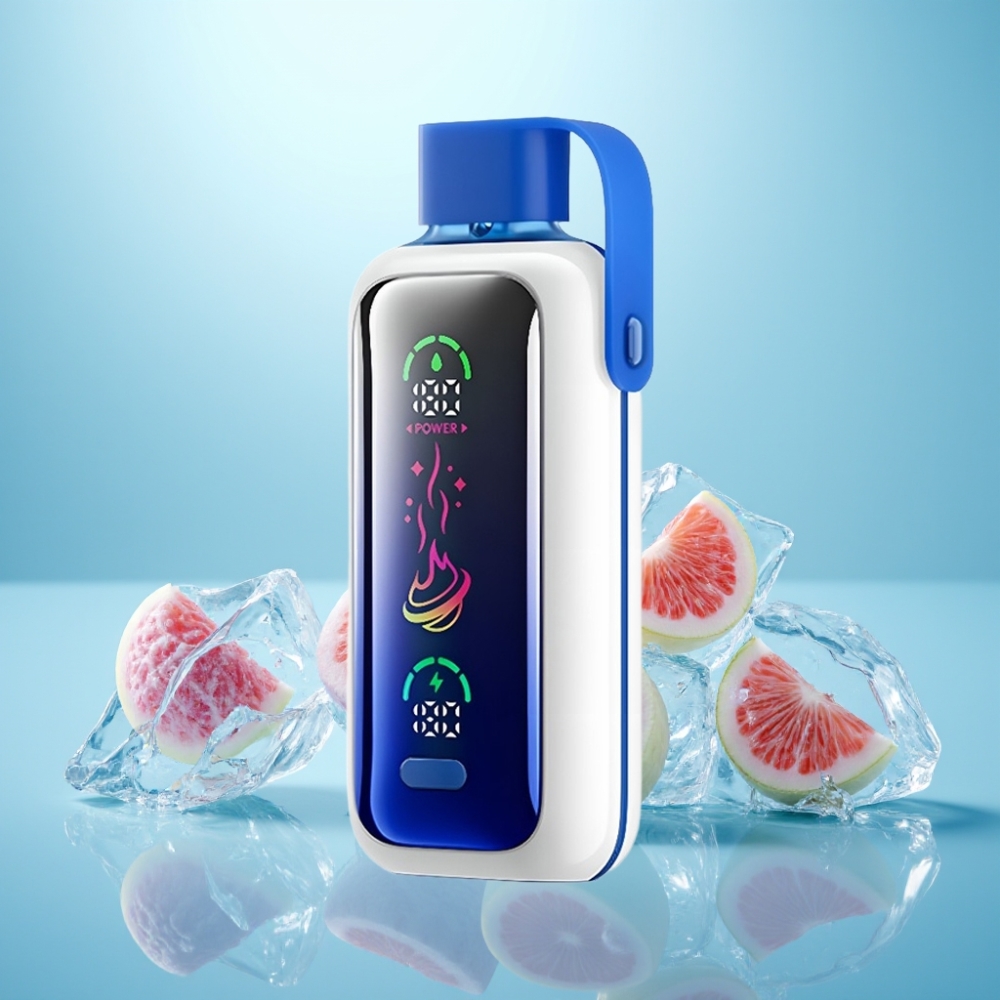 VOZOL Star 20000 Puffs עם מסך HD 2.2", מצב Dual Mesh, בטעם ראז כחול קרח