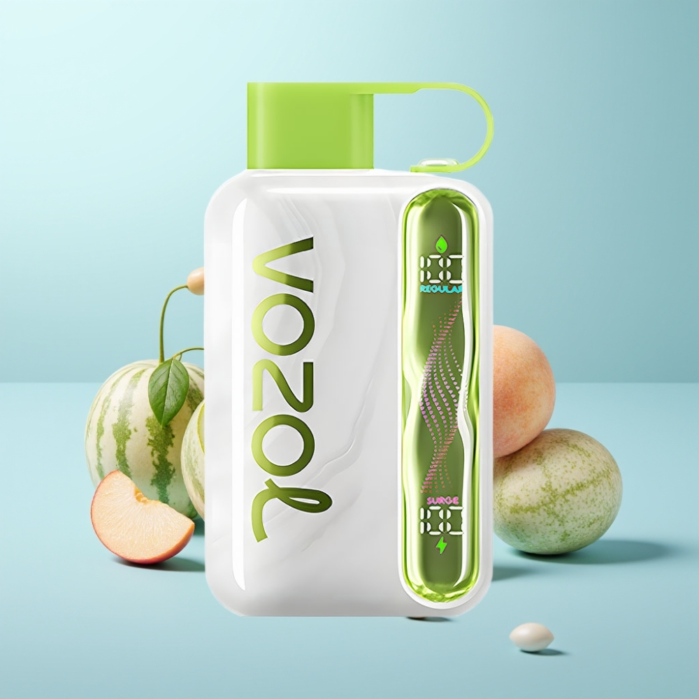VOZOL STAR 40000 Puffs Vape חד פעמי אבטיח חמוץ-אפרסק סוללה 1000mAh Type-C ניקוטין 20/50mg/ml