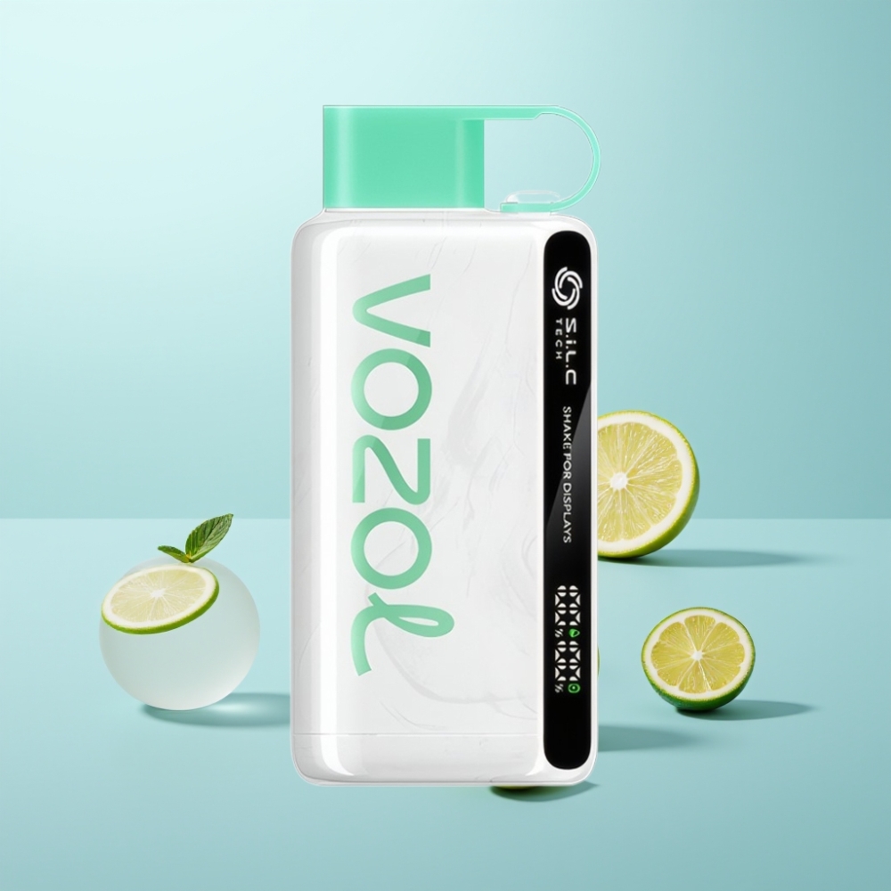 VOZOL STAR 9000/12000 Vape חד פעמי לימון נענע 650mAh PCR Plastic S.i.L.C TECH