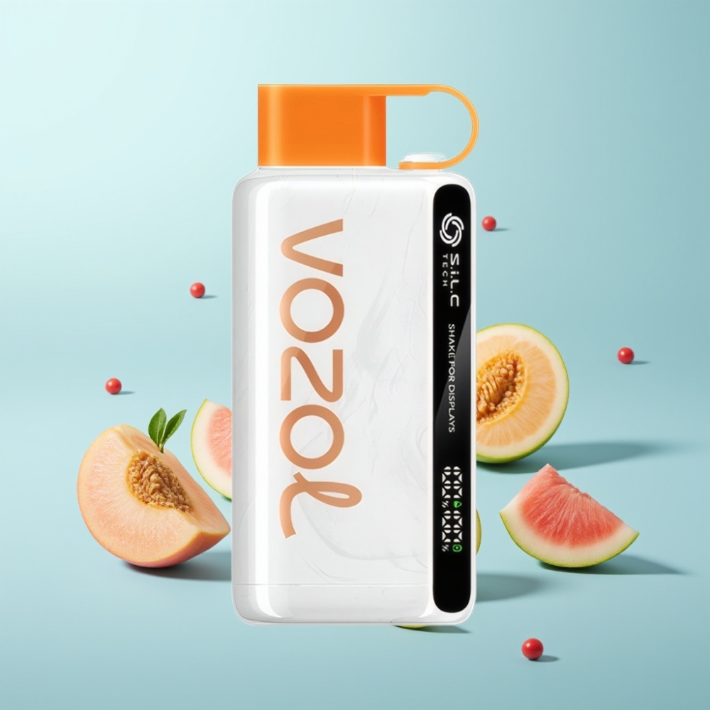 VOZOL STAR 9000/12000 Vape חד פעמי אפרסק מנגו אבטיח 650mAh S.i.L.C TECH 30% טעינה מהירה