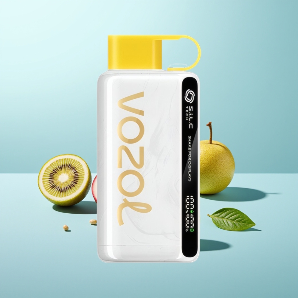 VOZOL STAR 9000/12000 Vape חד פעמי עם בטריית 650mAh, טעם קיווי פסיפלורה גויאבה, S.i.L.C TECH, טעינה מהירה ב-30%