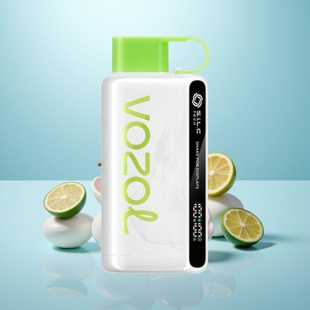 VOZOL STAR 9000/12000 Vape חד פעמי Cherry Lime 650mAh 30% Faster Charge S.i.L.C TECH