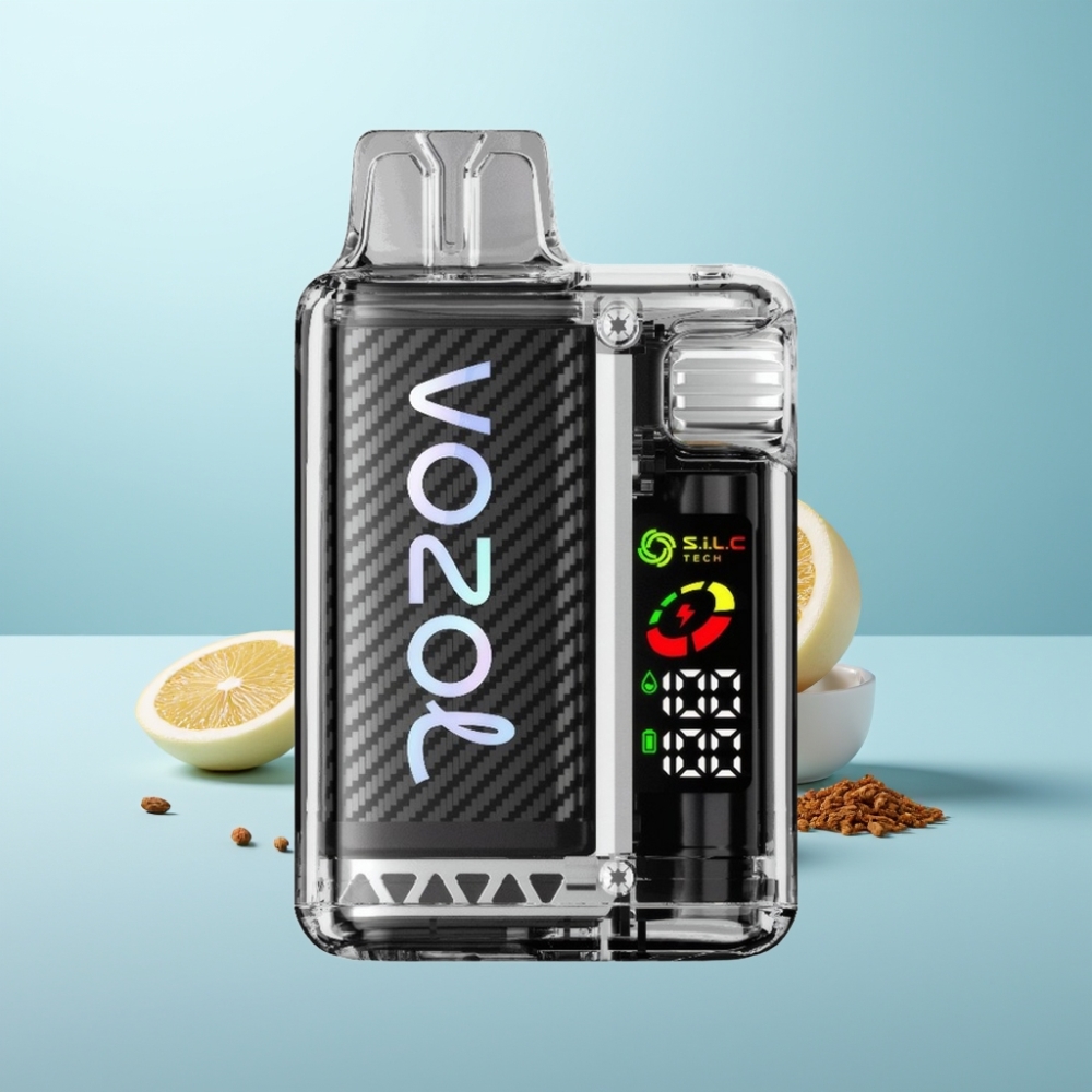 VOZOL Vista 20000 Puffs נטענת Vape חד פעמי טבק וניל עם סוללת 650mAh ומסך OLED