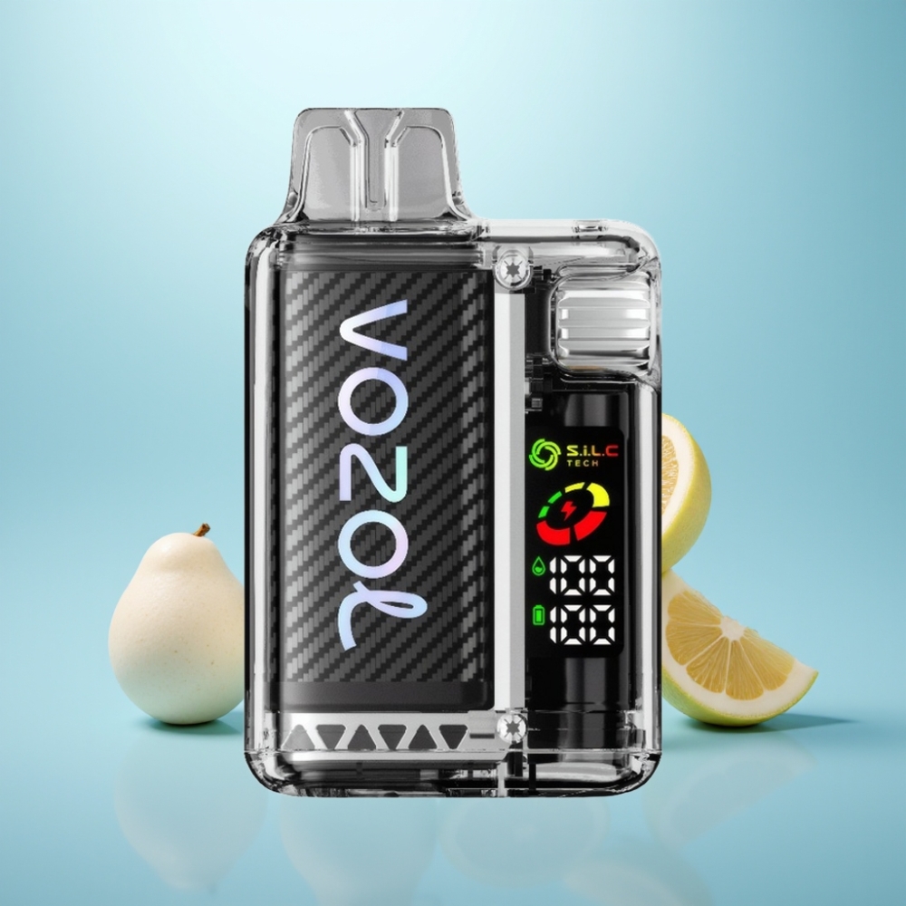 VOZOL Vista 20000 Puffs Vape חד פעמי אש לבה עם סוללה נטענת 650mAh, OLED, S.i.L.C Tech Dual Mesh Coil