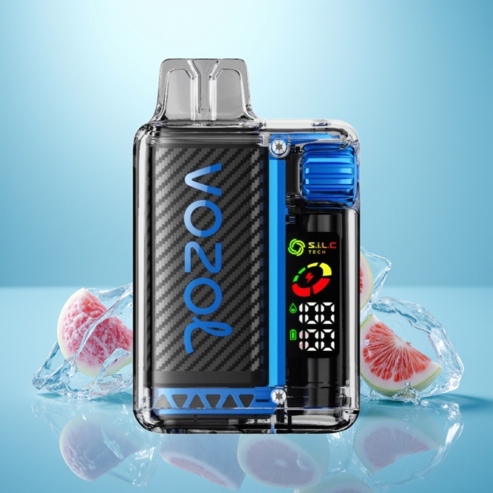 VOZOL Vista 20000 Puffs נטענת Vape חד פעמי OLED Screen 650mAh 2% נִיקוֹטִין Blue Razz Ice
