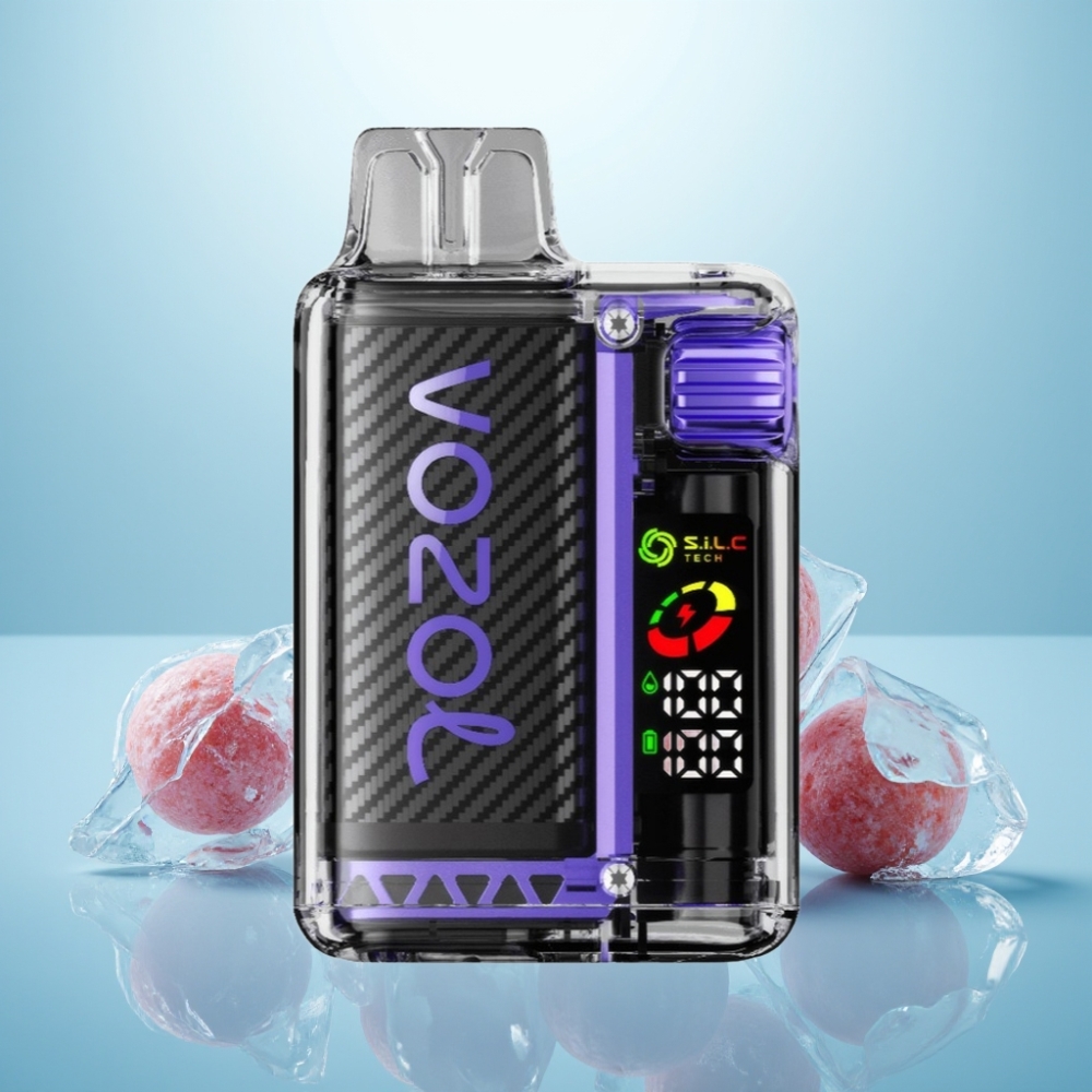 VOZOL Vista 20000 Puffs נטענת Vape חד פעמי OLED Screen Dual Mesh Coil ענבים קפואים
